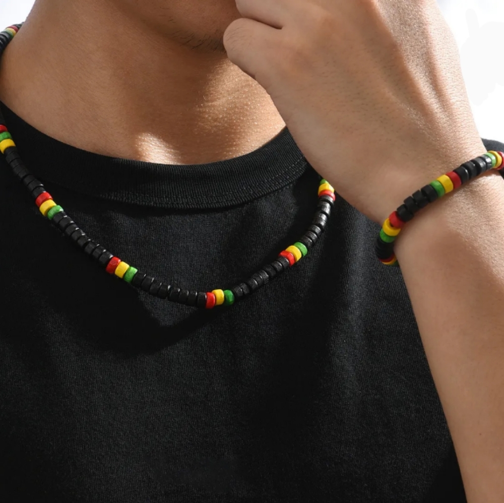Unisex Necklace And Bracelet